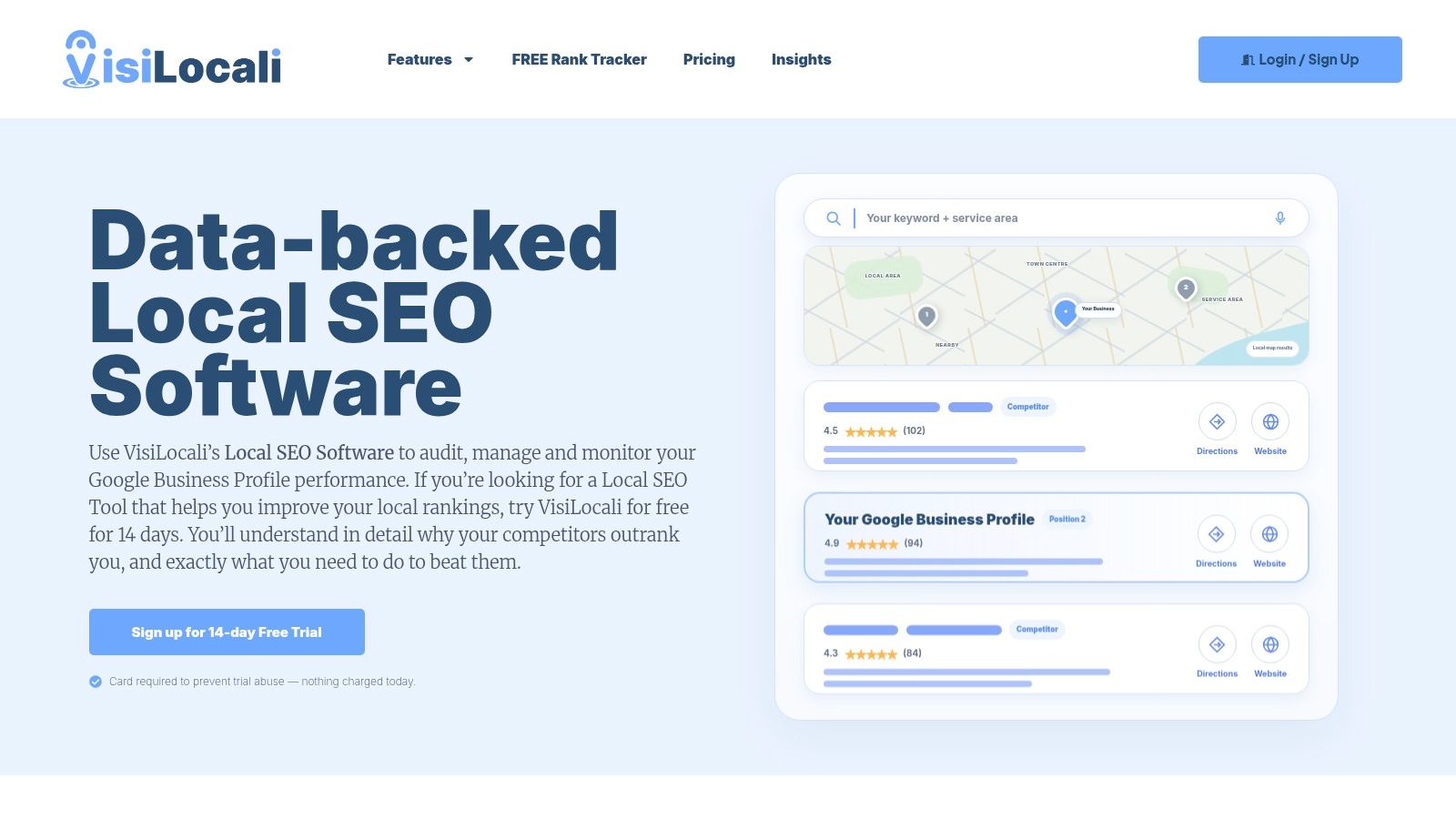 Competitor Keyword Analysis for Local SEO That Wins Maps 4 - VisiLocali Screenshot from https://visilocali.com