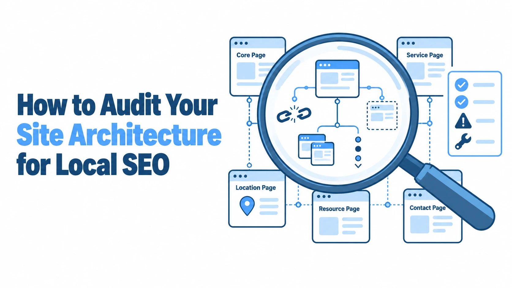 how to audit your site architecture for local seo